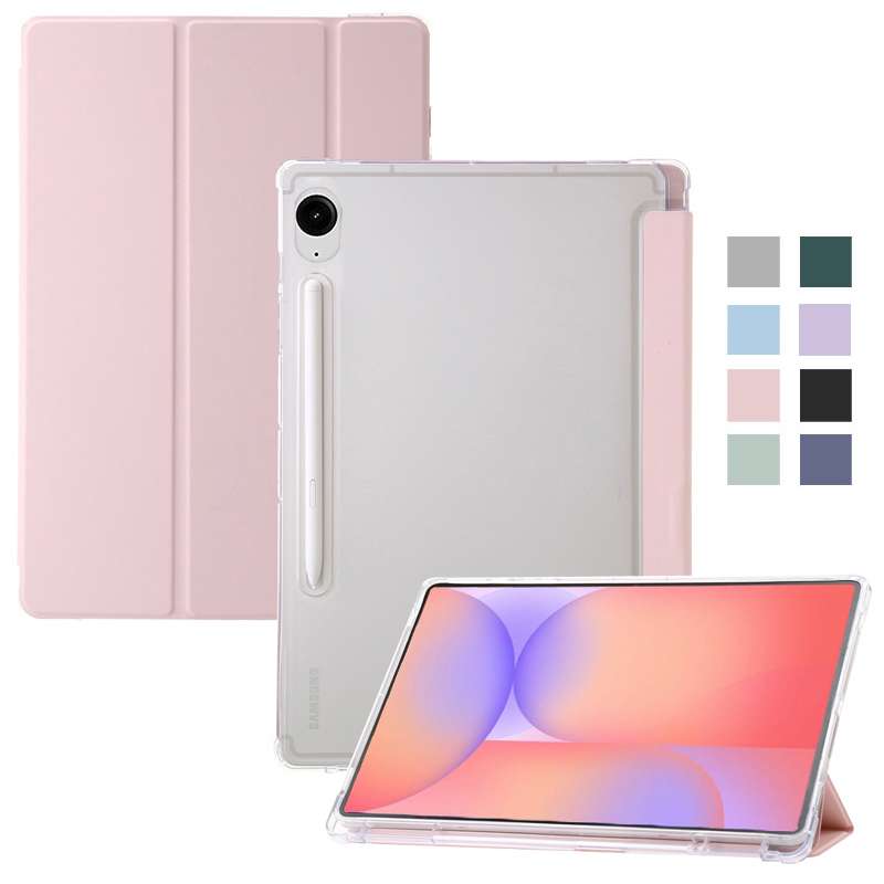 Vortex Tablet Accessories - Samsung Tab S10 Lite用ケース、ペンホルダー付きアクリルクリアハードスタンドカバー、Galaxy Tab S10