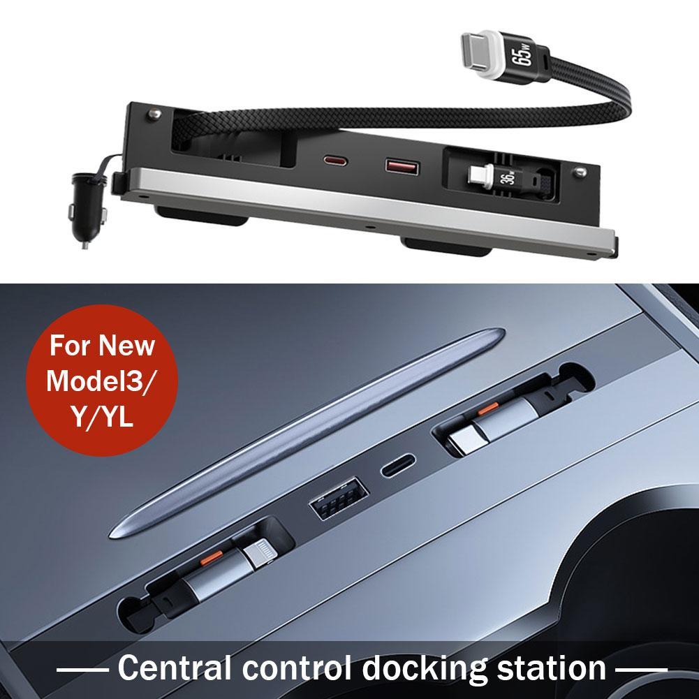 Usb Hub Type C - テスラ モデル3/Y/YL用 車載センターコンソール ドッキングステーション USB Aタイプ