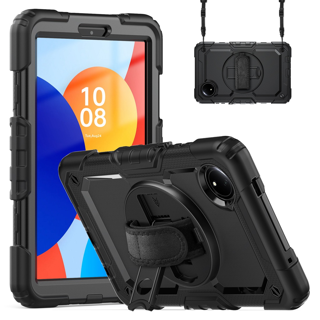 Oneplus Tablet Accessories - ヘビーデューティー耐衝撃ケース360 ° Xiaomi Redmi Pad SE