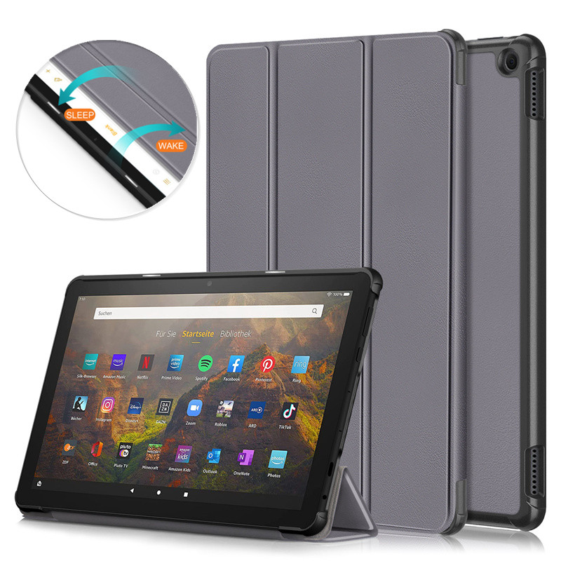 Tablet Accessories Amazon - Amazon Fire HD 10および2023用の折りたたみ式ハードプラスチックケース,2023mm,プラスチックおよび亜鉛メッキ