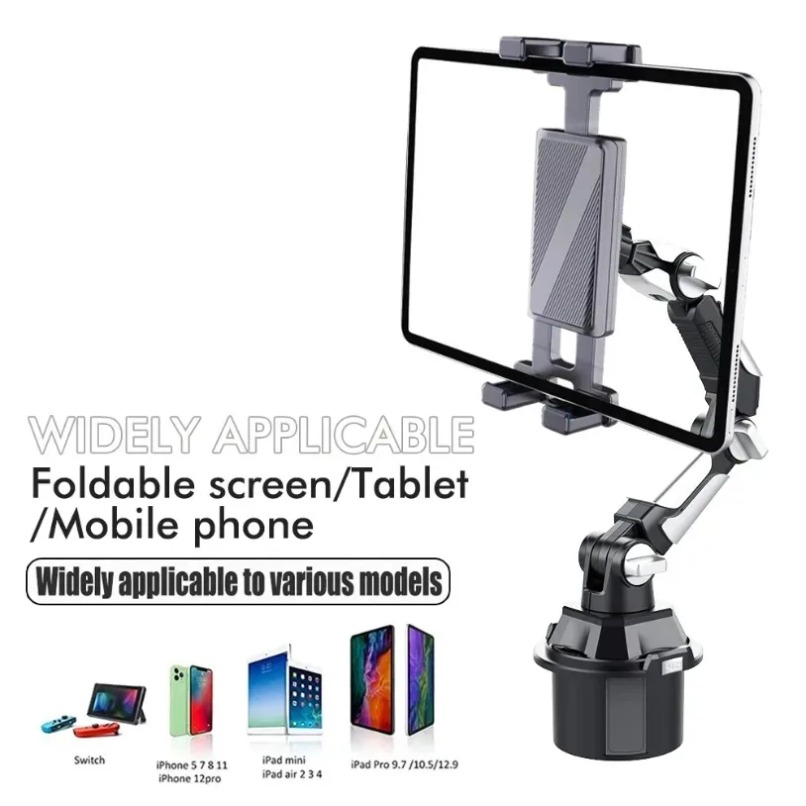 Accessories For Android Tablet - 車のカップホルダー電話タブレットマウント 360 回転フレキシブルアームスタンド iPhone Android iPad