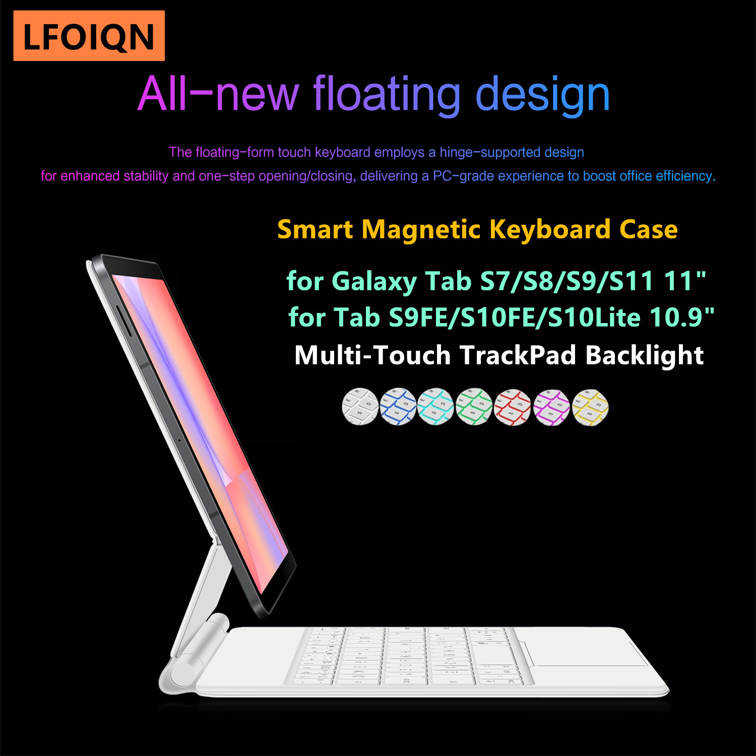 Vortex Tablet Accessories - LFOIQN マジックキーボード サムスンギャラクシータブ S10 Lite 10.9