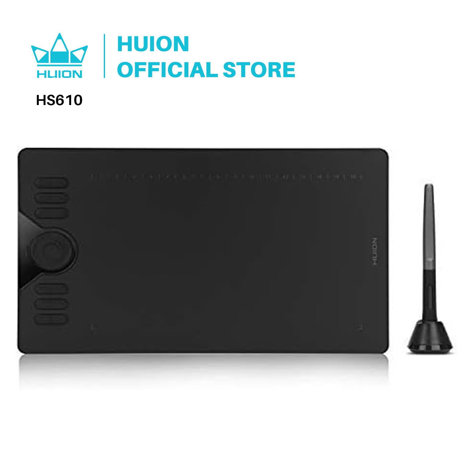 Huion Tablet Accessories - Huion-グラフィックタブレットHs610,デジタルペン,描画用,書斎用,バッテリーなしのペン付きタブレット,Android,Windows,macOS用