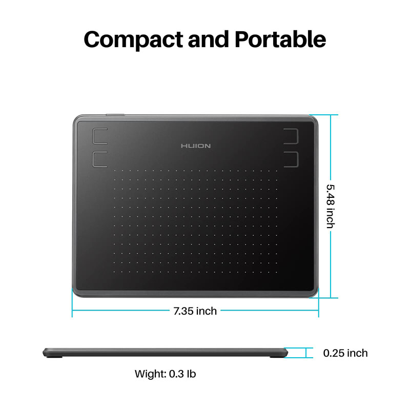 HUION H430P デジタル タブレット マイクロ US - Huion Tablet Accessories のレビューと価格