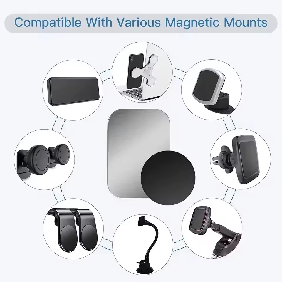 5/10 個磁気金属プレートディスク自動車電話ホルダーステッ - Essential Tablet Accessories のレビューと価格