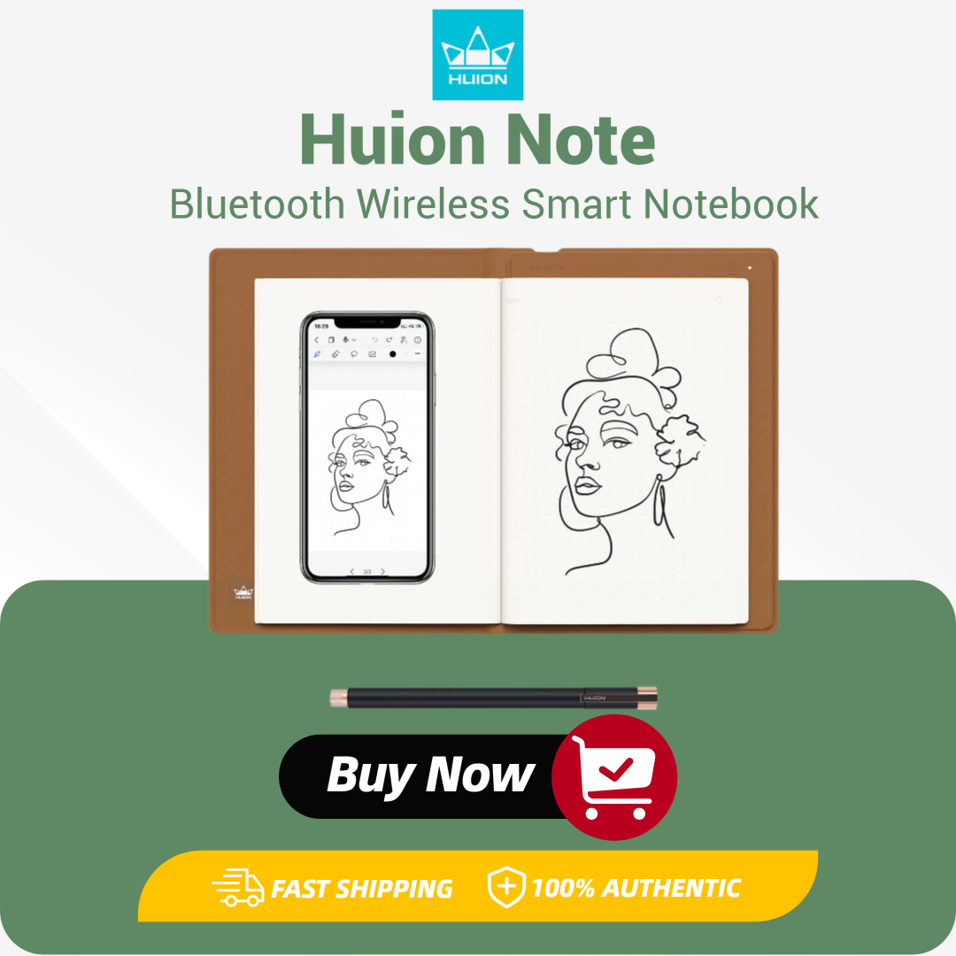 Huion Note スマートノートブック ワイヤレスグラフ - Huion Tablet Accessories のレビューと価格