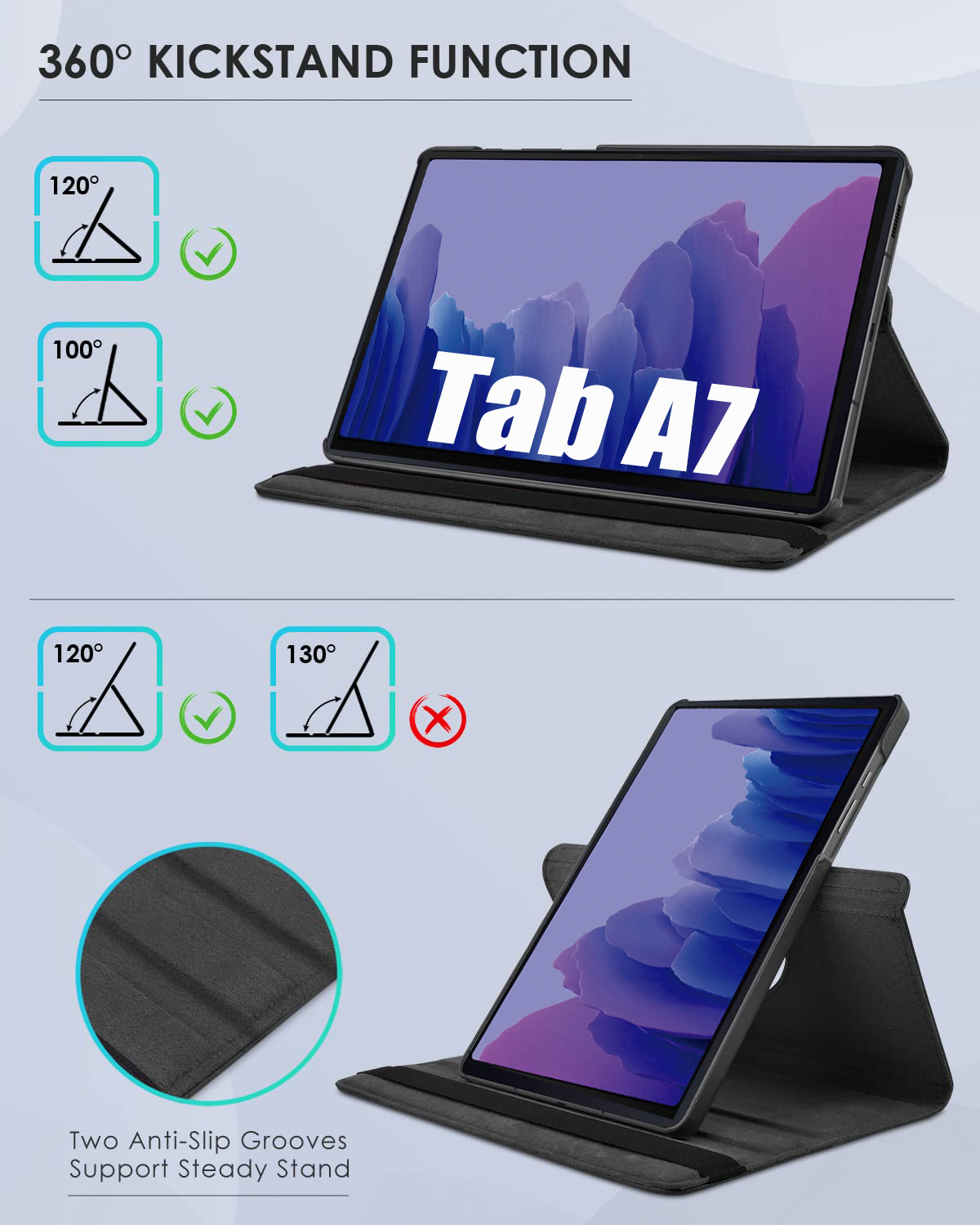 回転ケース Samsung Galaxy Tab A7 10 - Remarkable Tablet Accessories のレビューと価格