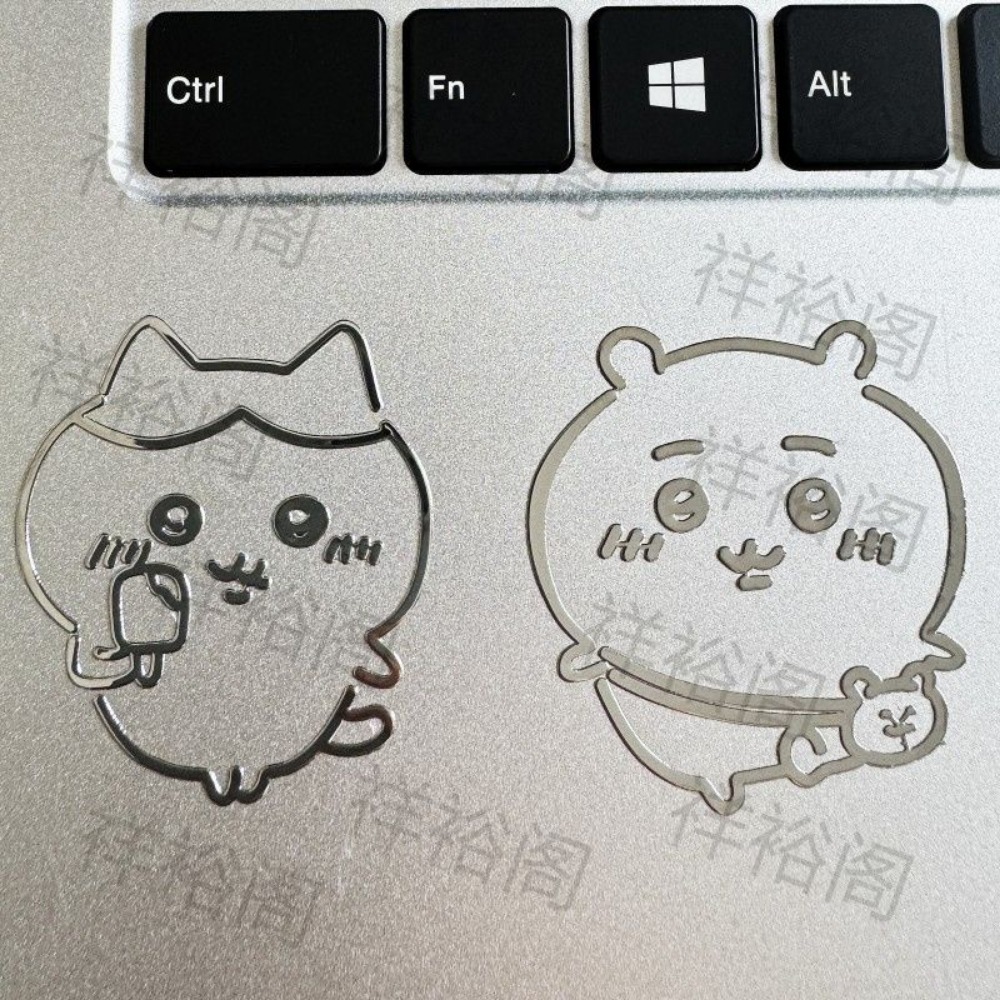 Chiikawa 3D メタルステッカーかわいい漫画学生デカ - Fire Tablet Accessories のレビューと価格