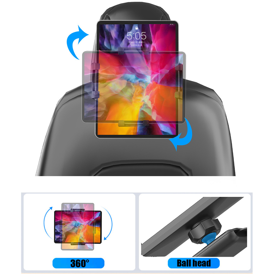 OUTMIX 車後部座席タブレット・スマホホルダー スタンド - Toddler Tablet Accessories のレビューと価格