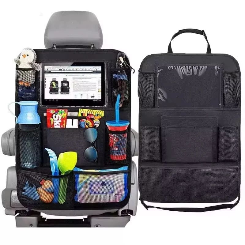 カーシートオーガナイザー 多機能オックスフォード生地 車用後 - Tablet Accessories For Car のレビューと価格