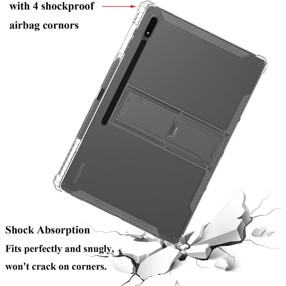 TPU ケースサムスンギャラクシータブ S9 S8 プラス  - Tablet S9 Fe Accessories のレビューと価格