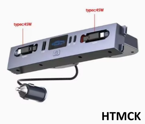 マルチポートカーチャージャーハブ、デュアル45W Type- - Usb Hub Type C のレビューと価格