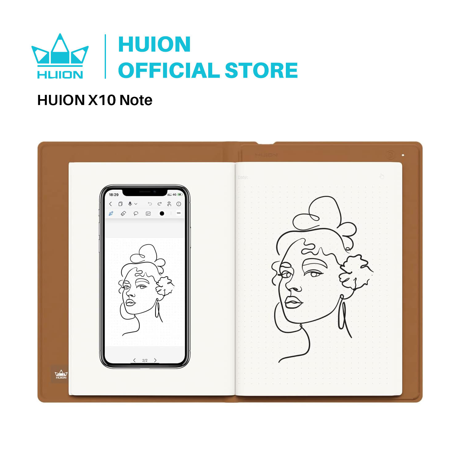 HUION Note 2-in-1 デジタルノートブック描画 - Huion Tablet Accessories のレビューと価格