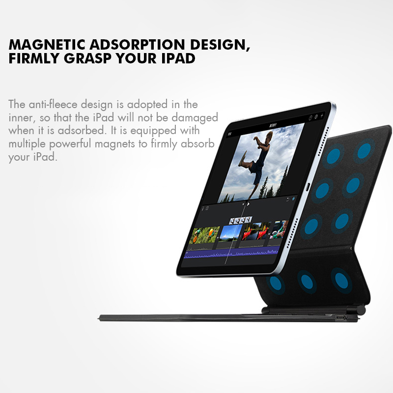 GOOJODOQ バックライトマジックキーボード iPad  - Ipad Cover Folio のレビューと価格