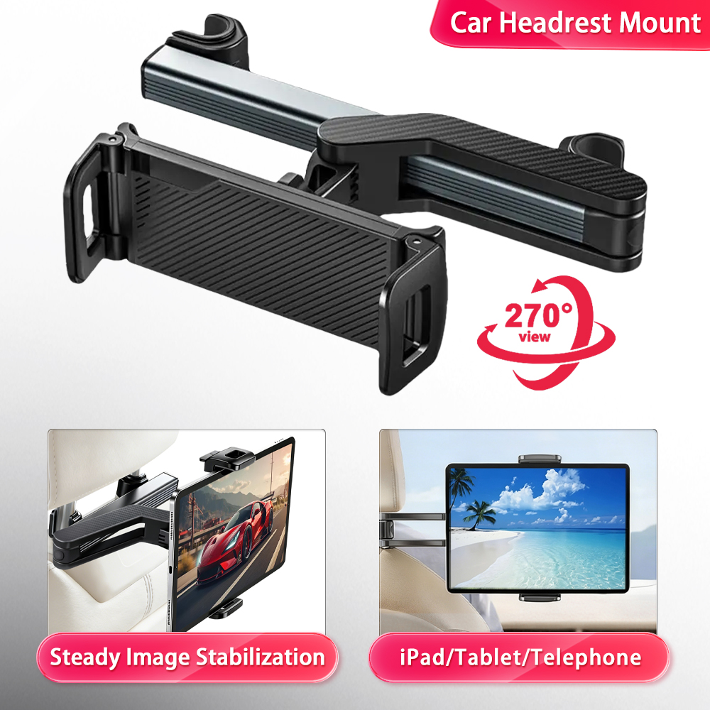 アップグレードされた伸縮式車載後部座席枕用スマホホルダー、タ - Toddler Tablet Accessories のレビューと価格