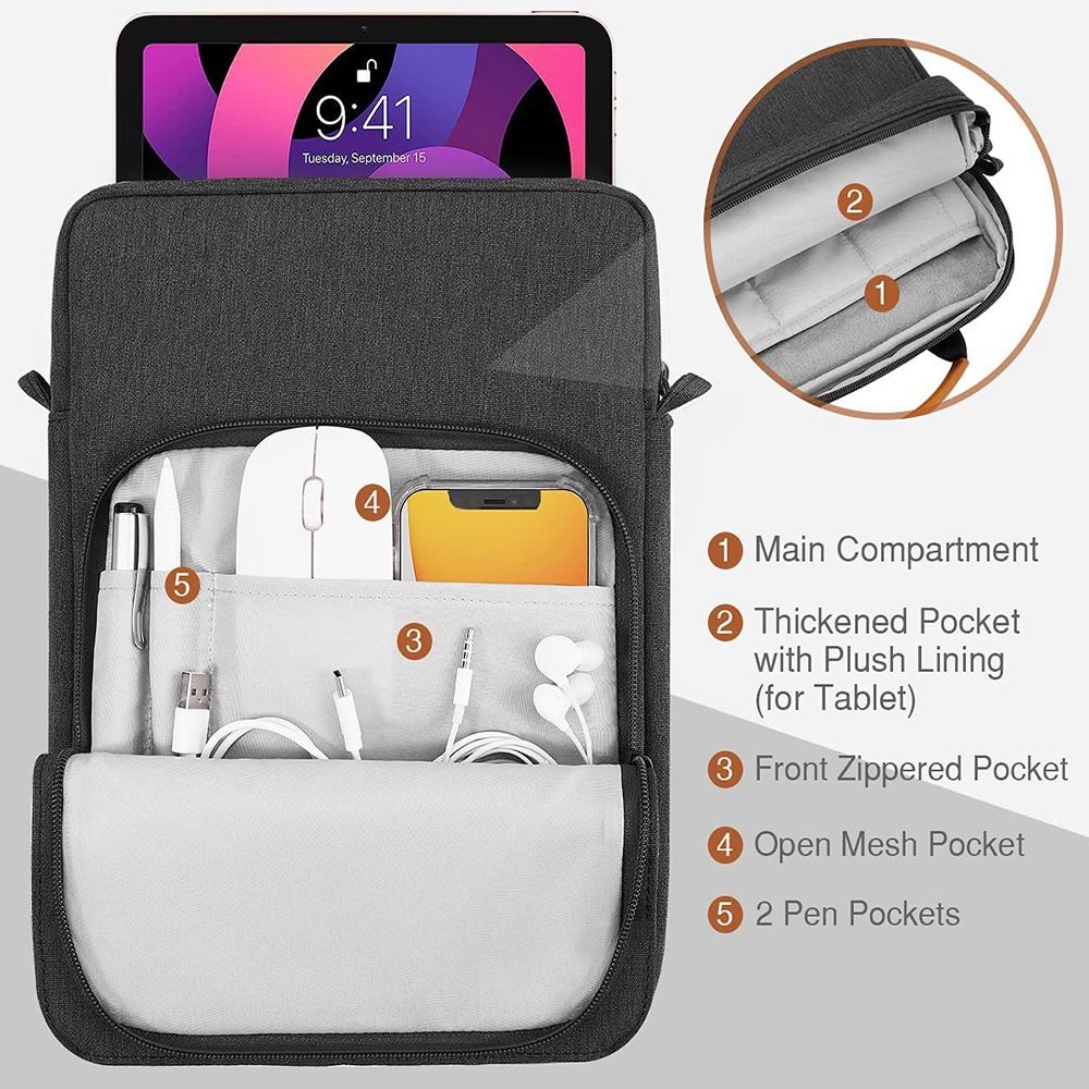 9/11/13.3 インチタブレットスリーブケースユニバーサ - Tablet Accessories Amazon のレビューと価格