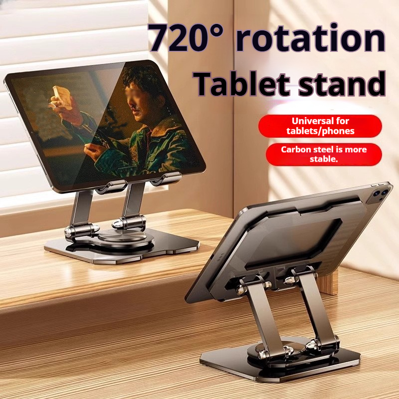 360 °   回転金属タブレットスタンド折りたたみ式調節可 - Huawei Tablet Accessories のレビューと価格