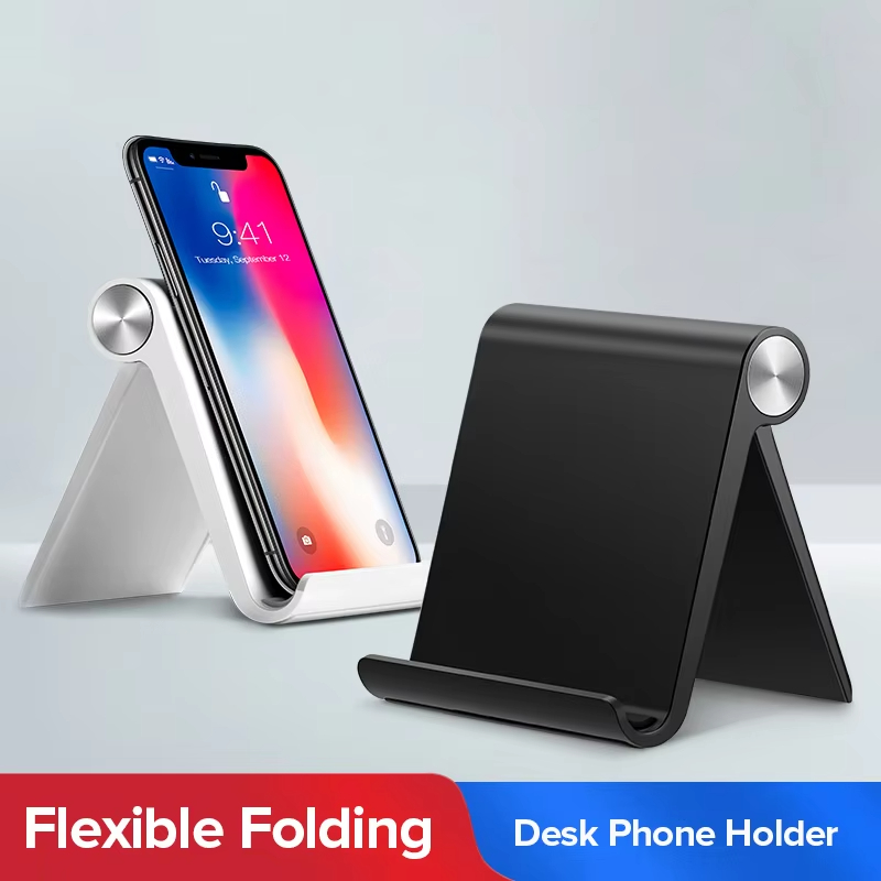 ユニバーサル折りたたみ式デスクフォンホルダー、ポータブル調整 - Essential Tablet Accessories のレビューと価格