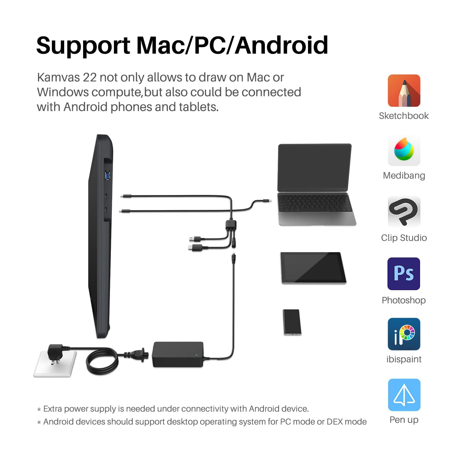 Huion-kamvas 22グラフィックタブレットモニター - Huion Tablet Accessories のレビューと価格