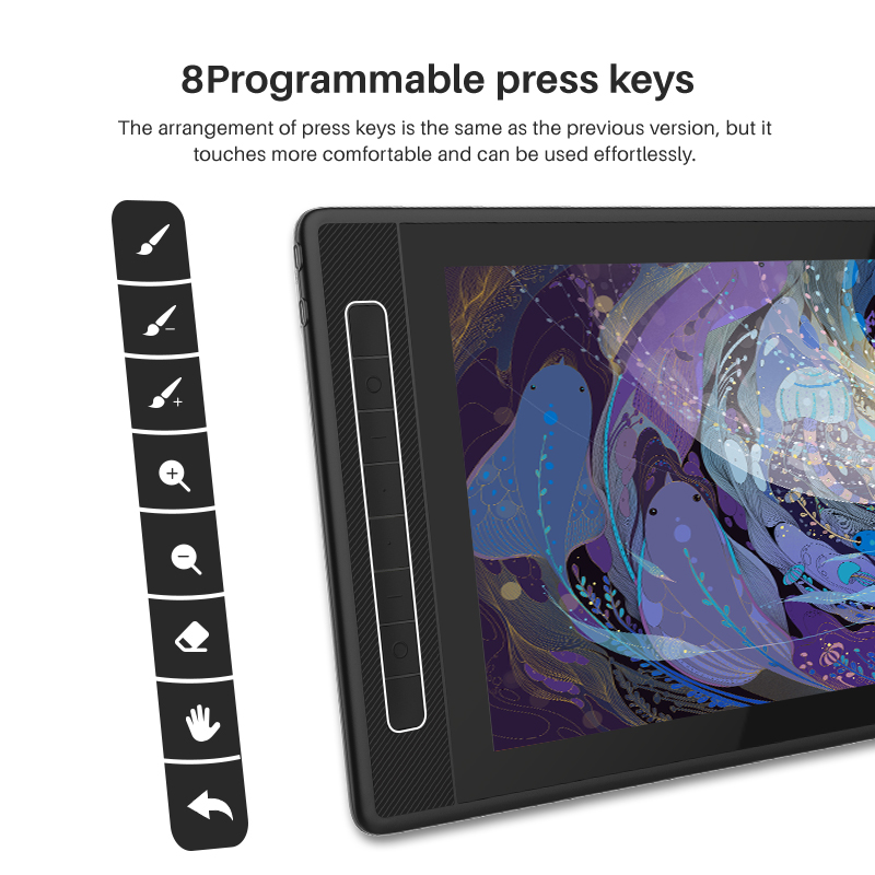 Huion kamvas pro 16 2.5k qhd描画 - Huion Tablet Accessories のレビューと価格