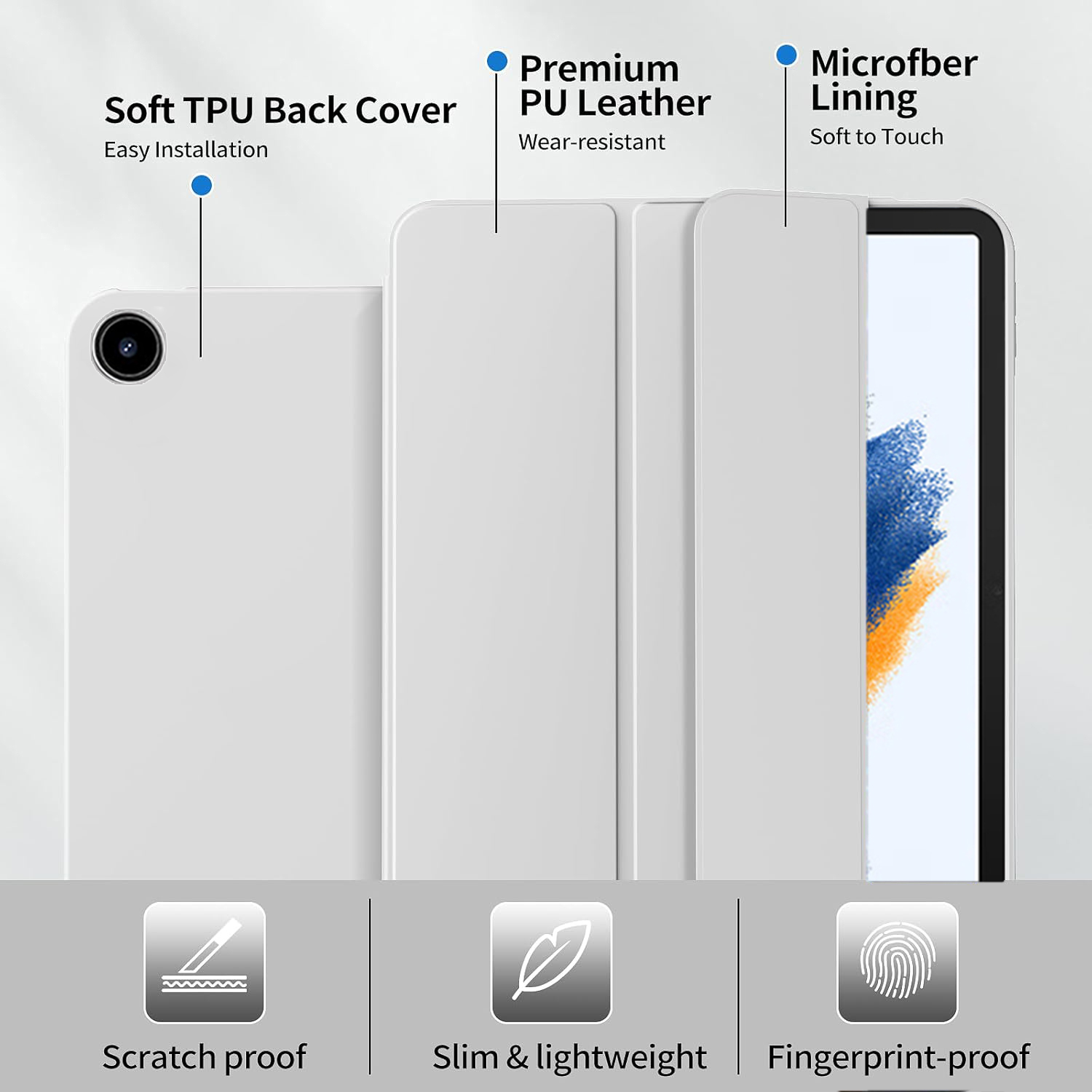 三つ折りフリップケース Samsung Galaxy Tab - Vortex Tablet Accessories のレビューと価格