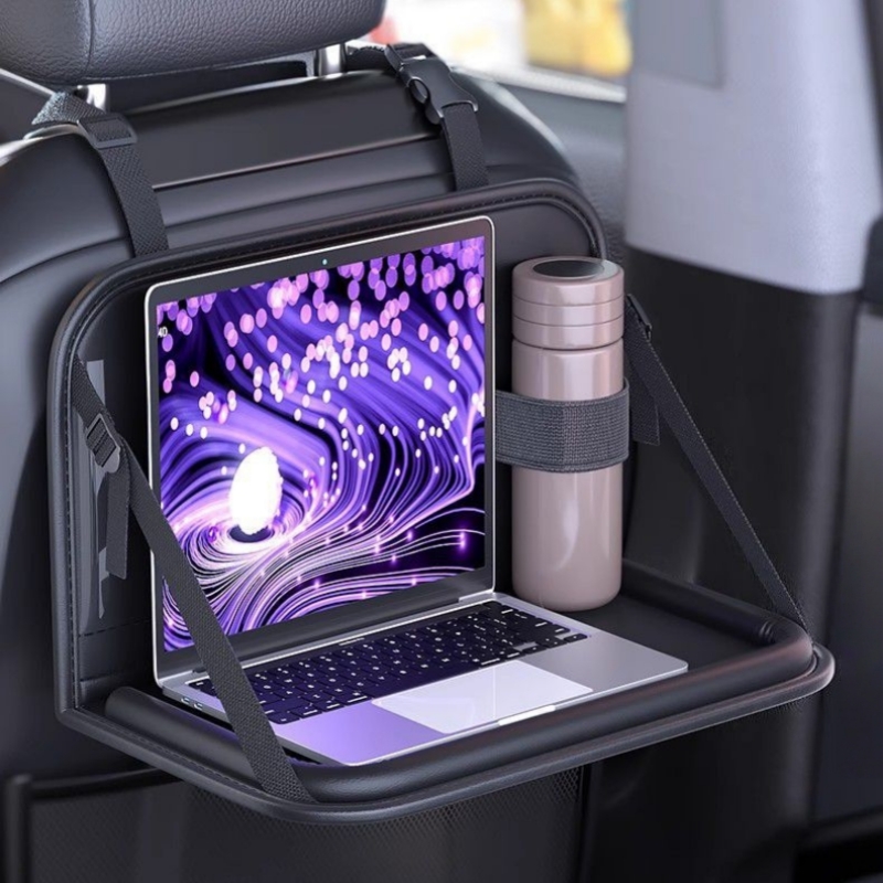 車用シートバックオーガナイザー 折りたたみ式テーブルトレイ  - Toddler Tablet Accessories のレビューと価格