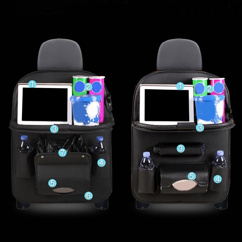 QM08 後部座席カーオーガナイザープロテクターキックマット - Toddler Tablet Accessories のレビューと価格