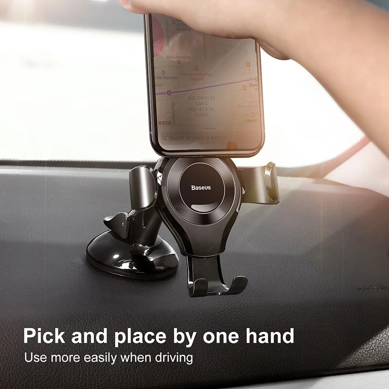 Baseus 自動車電話ホルダー iPhone 自動重力ダッ - Accessories For Android Tablet のレビューと価格