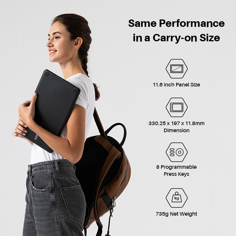 HUION Kamvas 12 グラフィックタブレットモニタ - Huion Tablet Accessories のレビューと価格