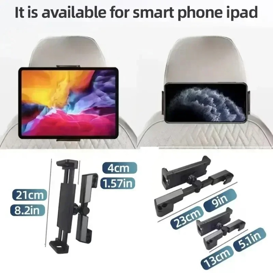 後部座席用車載ヘッドレストタブレットホルダー スタンド iP - Fire Tablet Accessories のレビューと価格