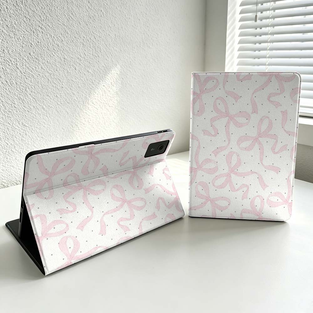 ミニマリストピンクのリボン柄 Lenovo Xiaoxin  - Lenovo Tablet Plus Accessories のレビューと価格
