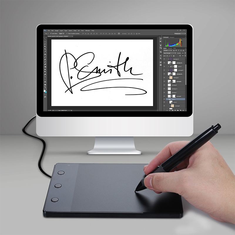 HUION-グラフィックタブレットH420,4 